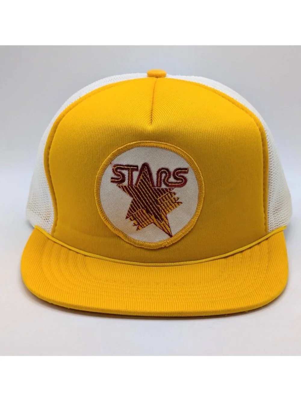 Vintage Philadelphia Stars Snapback Hat Foam Trucker Mesh Yellow Retro 80s USFL